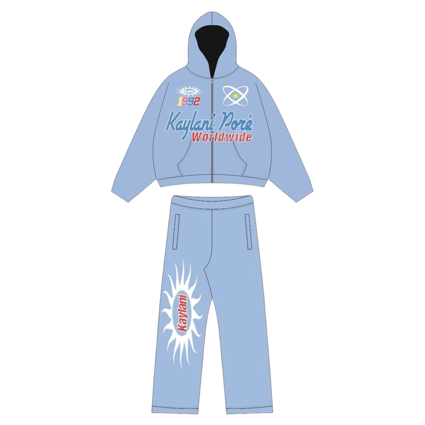 Mens Worldwide Sweatsuit